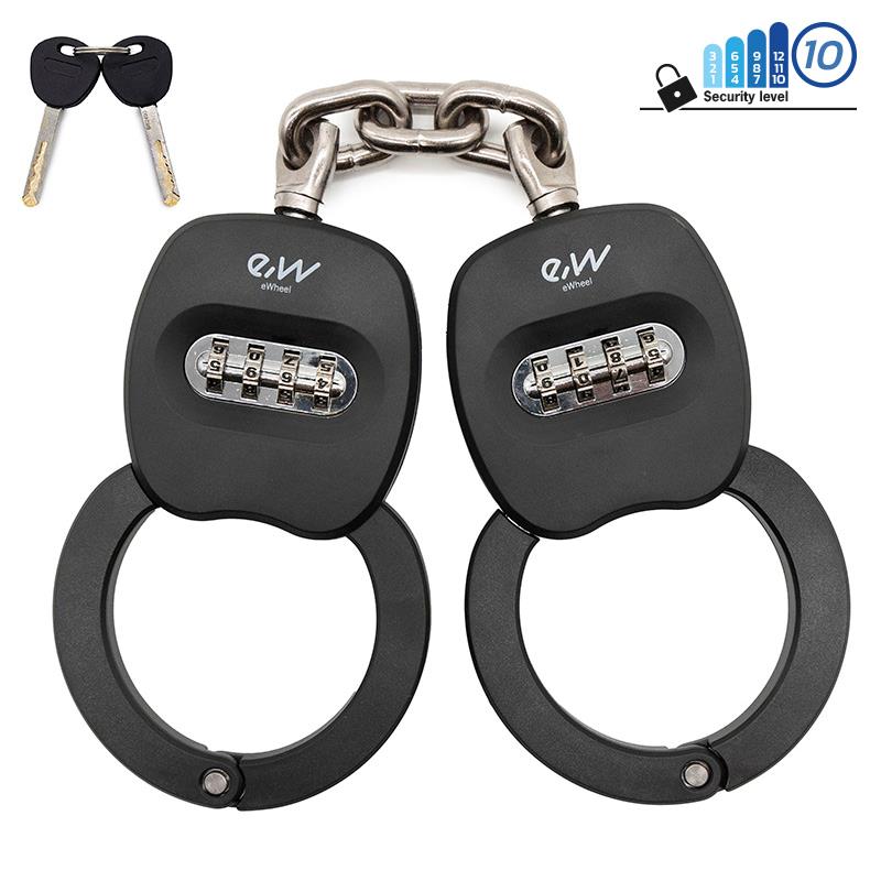 Anti-theft Handcuffs with Digital Code and Reminder Key
