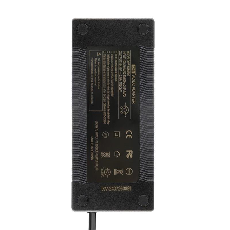 Chargeur Premium 48v (sortie 54.6v) 2A connecteur Gx16