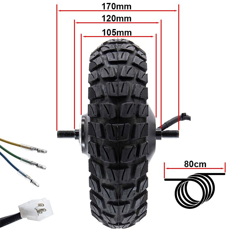 Motor 48V 800W 6.5/B50 para Smartgyro Speedway/Rockway (trasero)