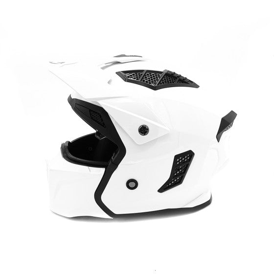 FRV white street helmet (size S to XL) Approved
