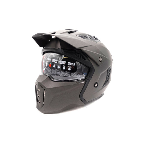 FRV street helmet matt bronze (size S to XL) Approved