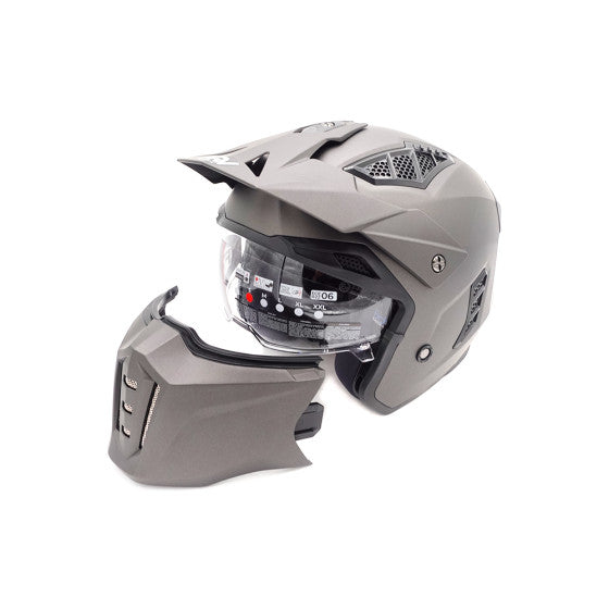 FRV street helmet matt bronze (size S to XL) Approved