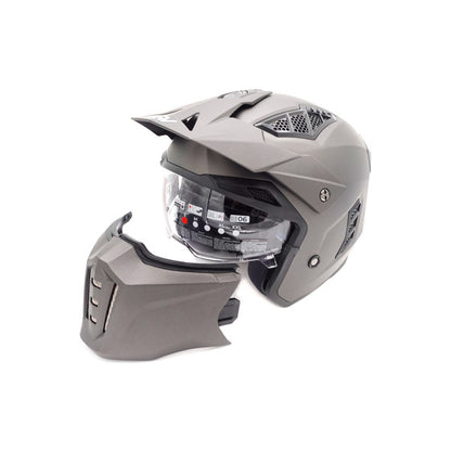 FRV street helmet matt bronze (size S to XL) Approved