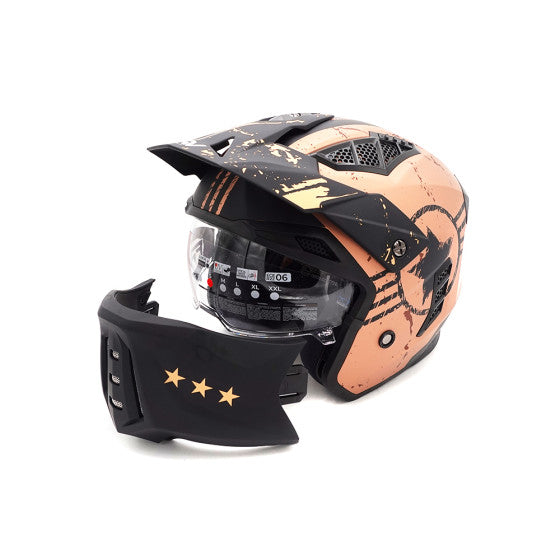 Casque street FRV hero gold (taille S à XL) Homologué