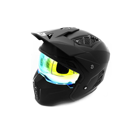 Street FRV Helmet Matte Black (size S to XL) Approved
