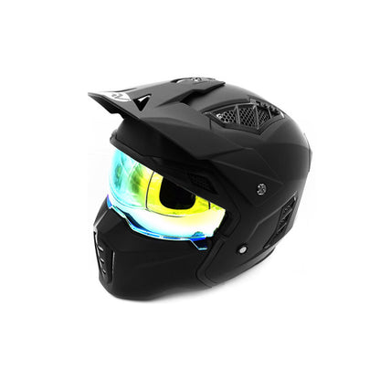 Street FRV Helmet Matte Black (size S to XL) Approved