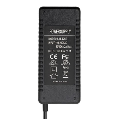 Cargador de 48V 2A (salida de 54,6V) Conector CC de 8mm