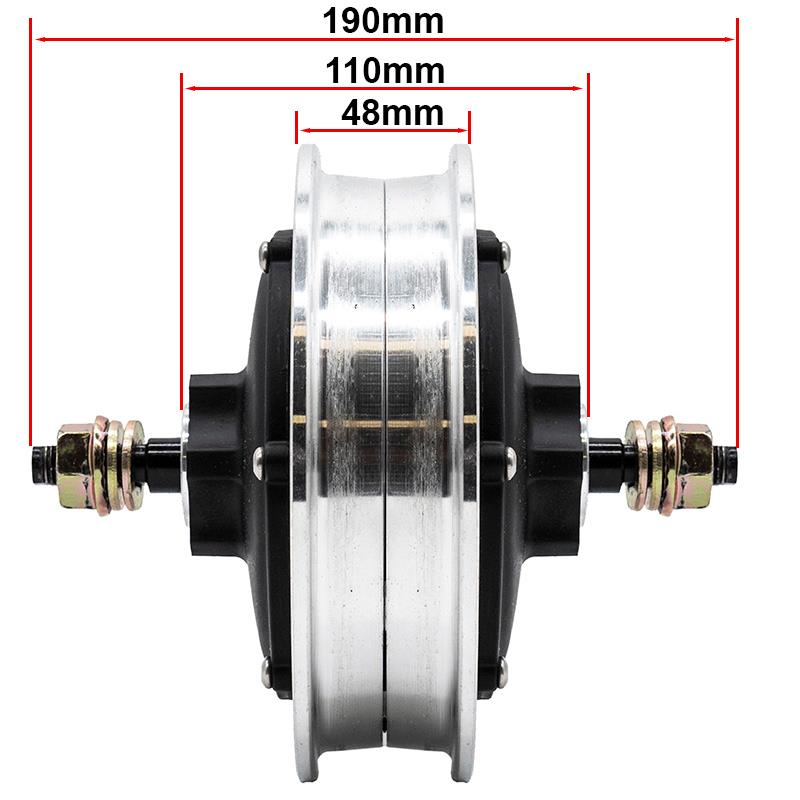 Motor KuKirin G3 Pro 52V 1200W 6.5/B38 - delantero