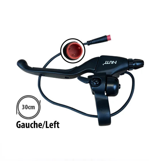 Nutt left brake handle with bell waterproof connector 30cm