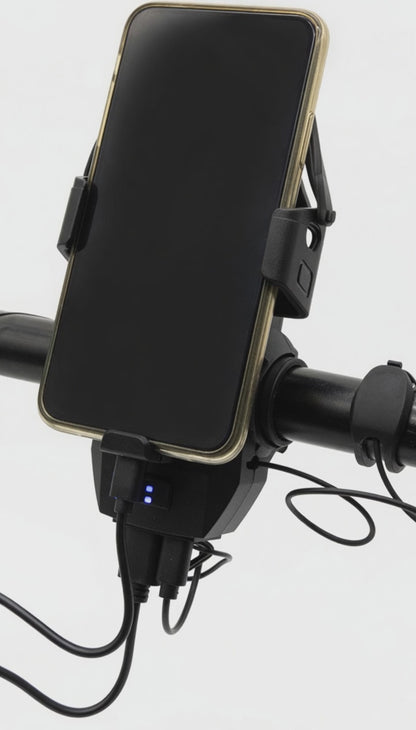 Support mobile avec powerbank et lumière 4000mah