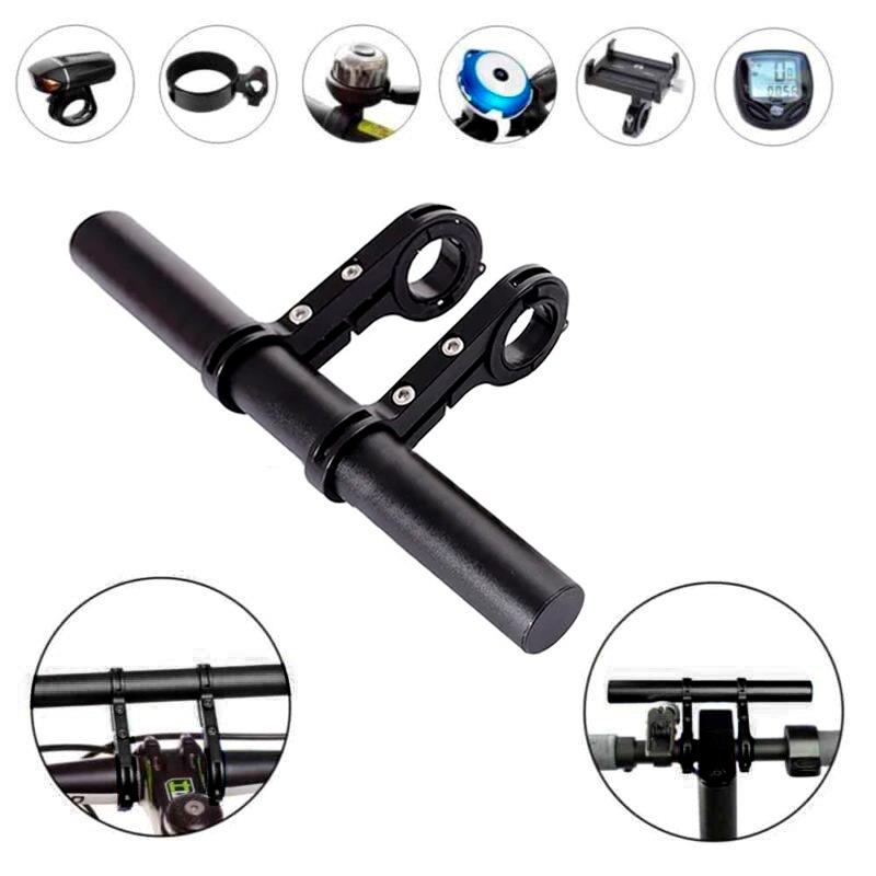 20cm black handlebar extension
