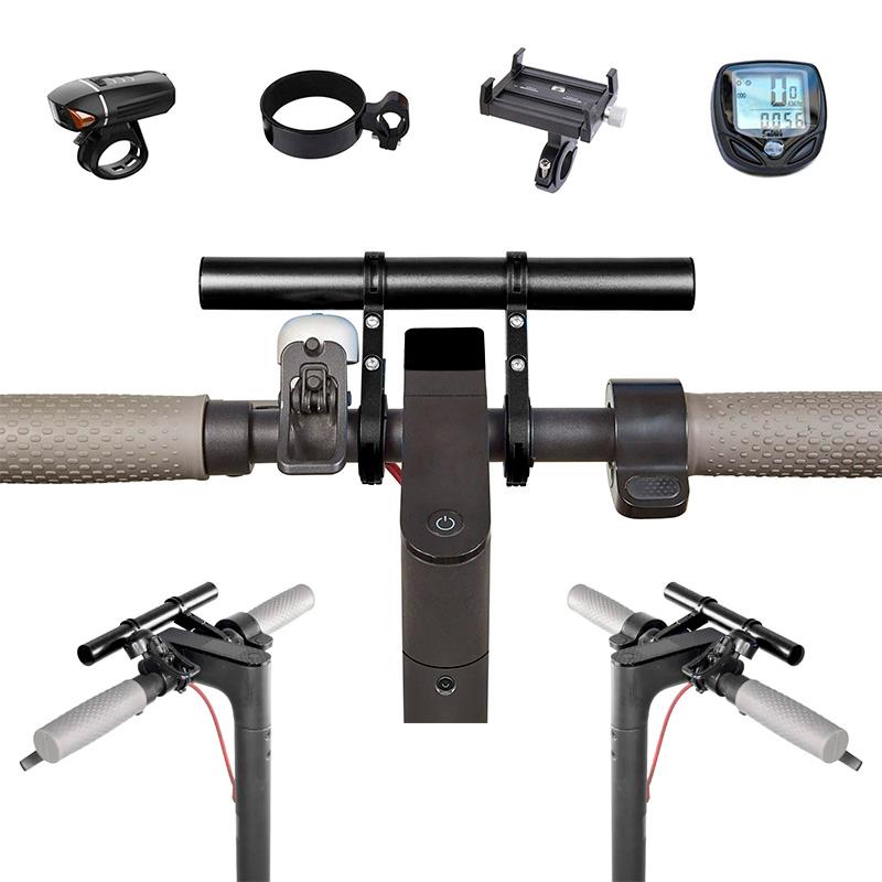 20cm black handlebar extension