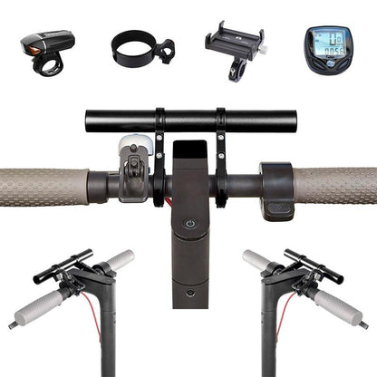 20cm black handlebar extension