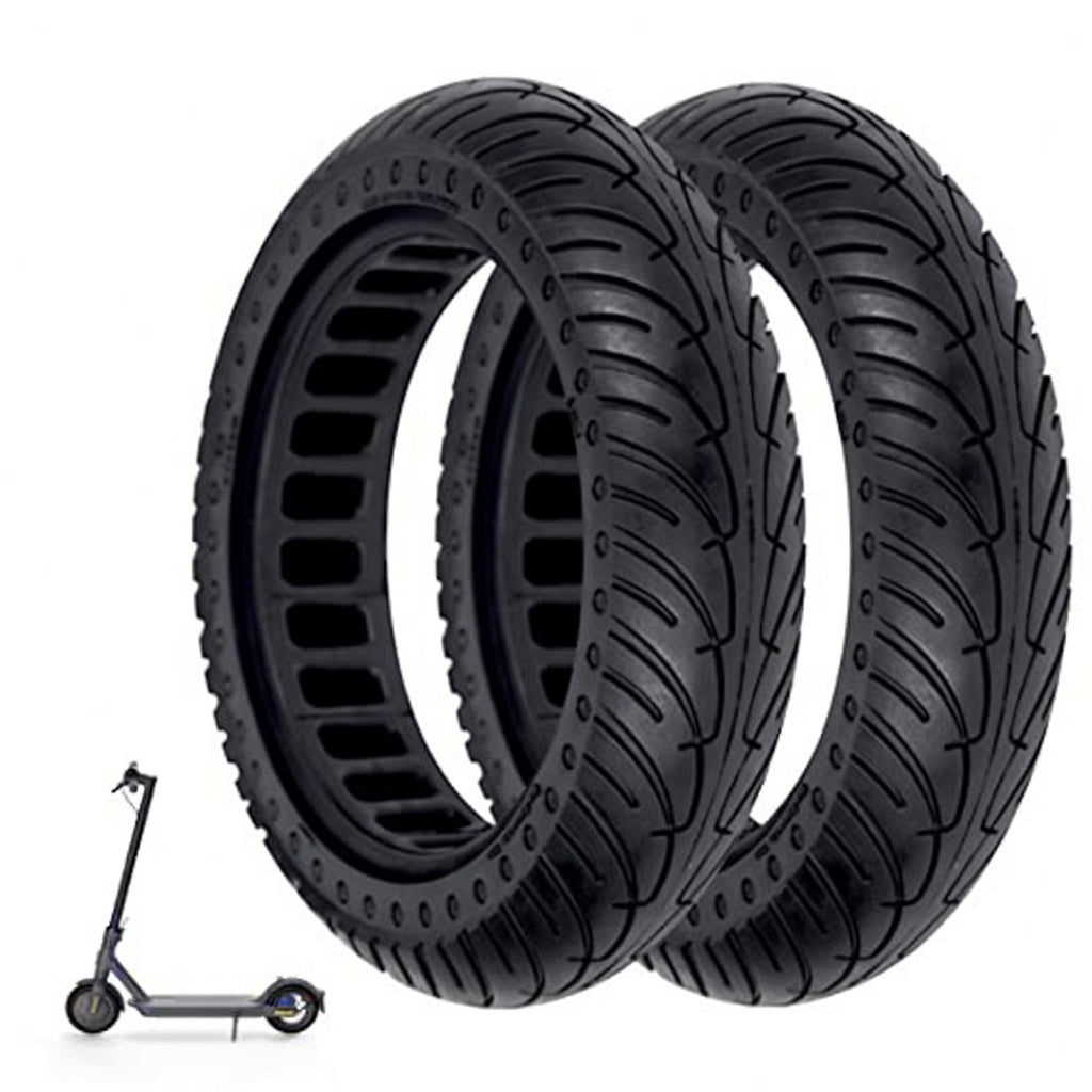 Lot de 2xPneu Plein Increvable 8,5x2 ou (50/75-6.1)  pour Trottinettes Électriques