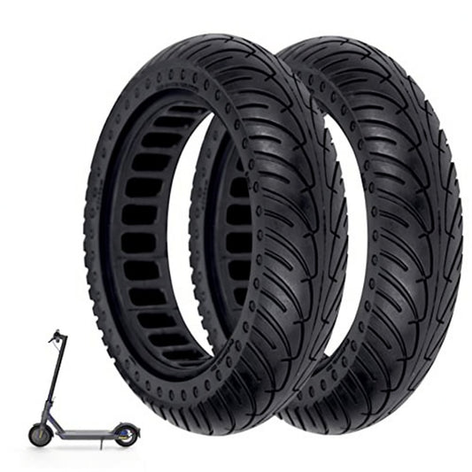 Lot de 2xPneu Plein Increvable 8,5x2 ou (50/75-6.1)  pour Trottinettes Électriques