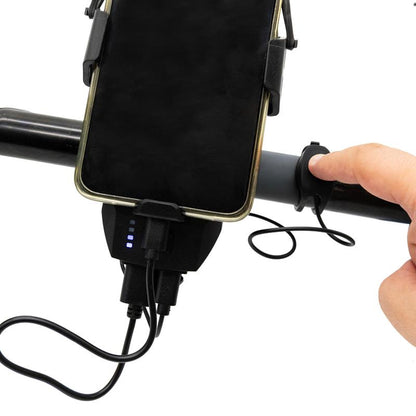 Support mobile avec powerbank et lumière 4000mah